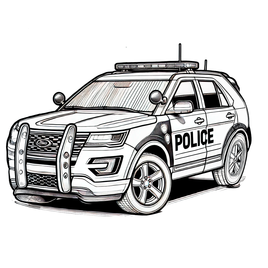 En moderne SUV politibil